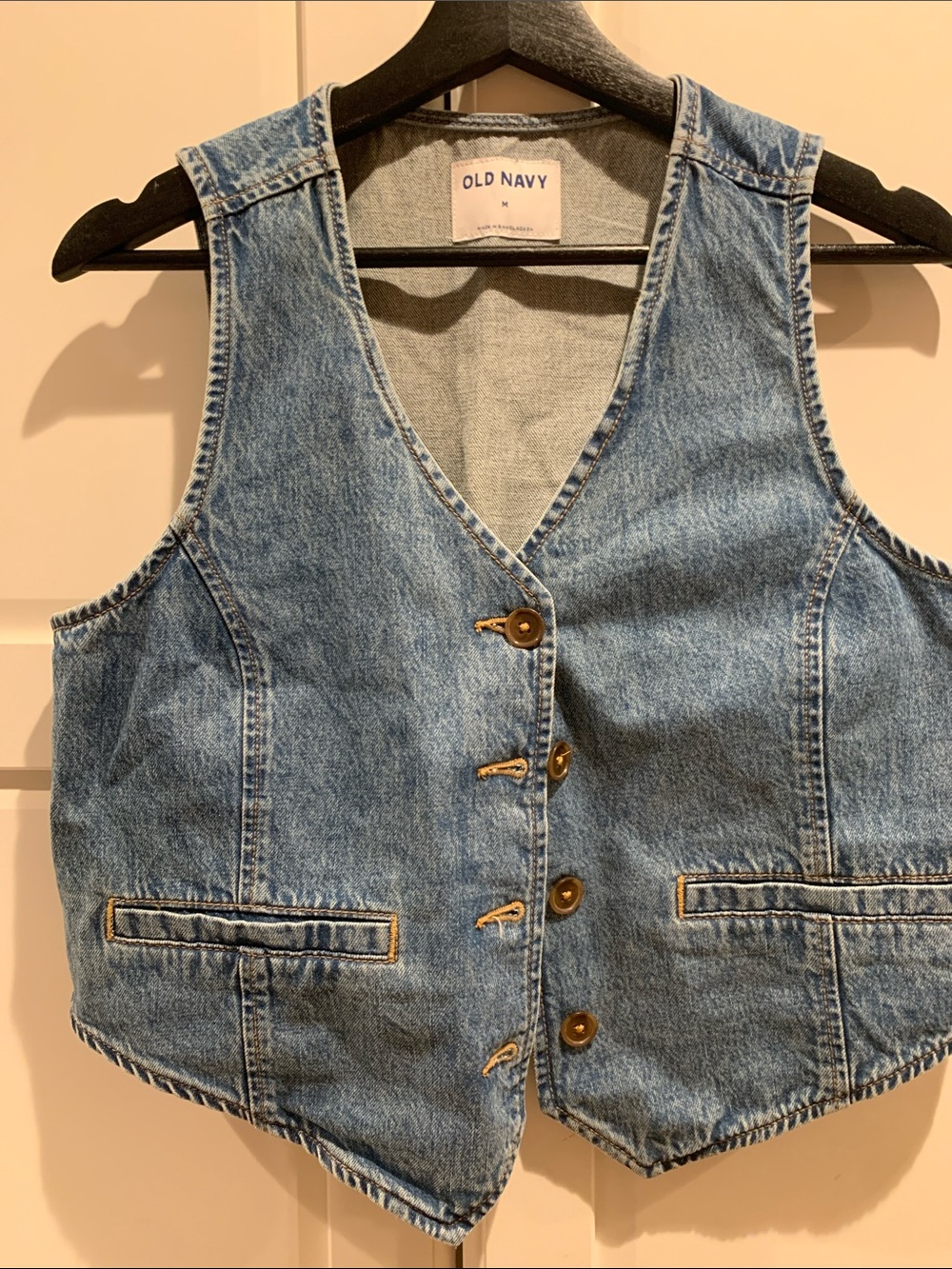 Old Navy Light Blue Denim Vest - Picture 3 of 4